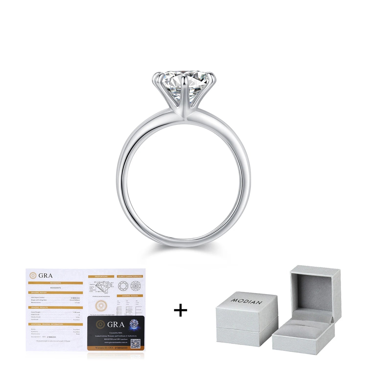 Clarity Moissanite Ring