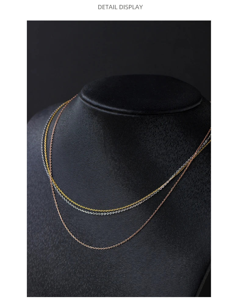 Collier simple 3 couleurs 