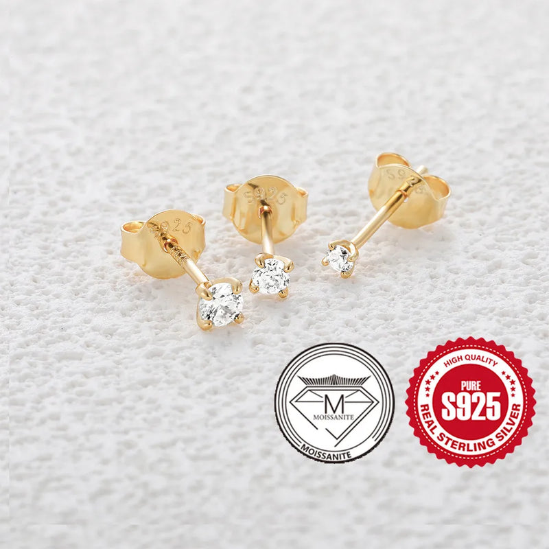 0.5-1.2 Carat D Color Moissanite Earrings