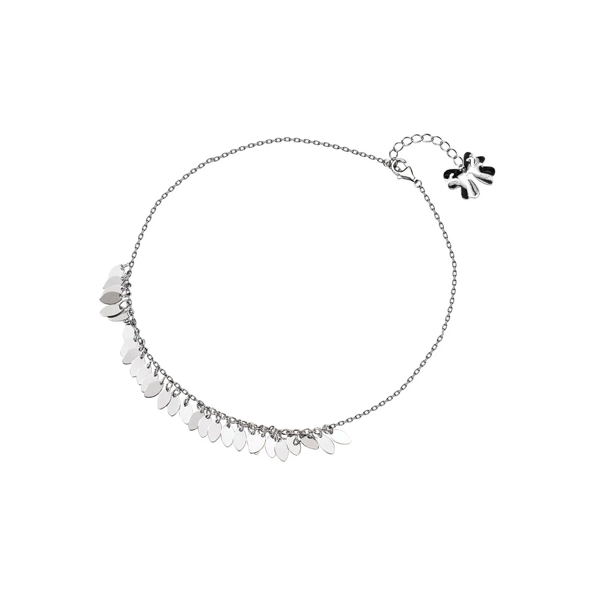 Oval Light Tassel Anklet