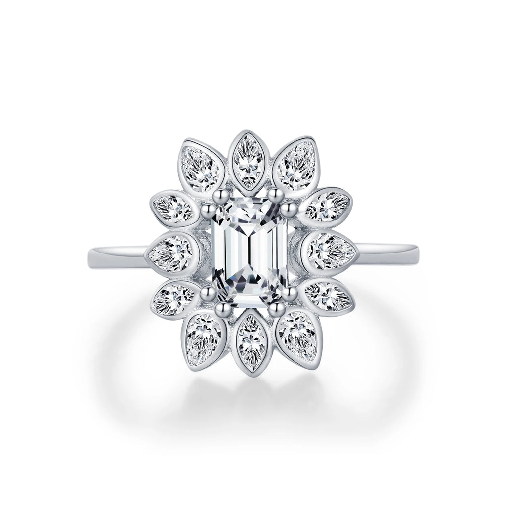 Flower Cocktail Rings