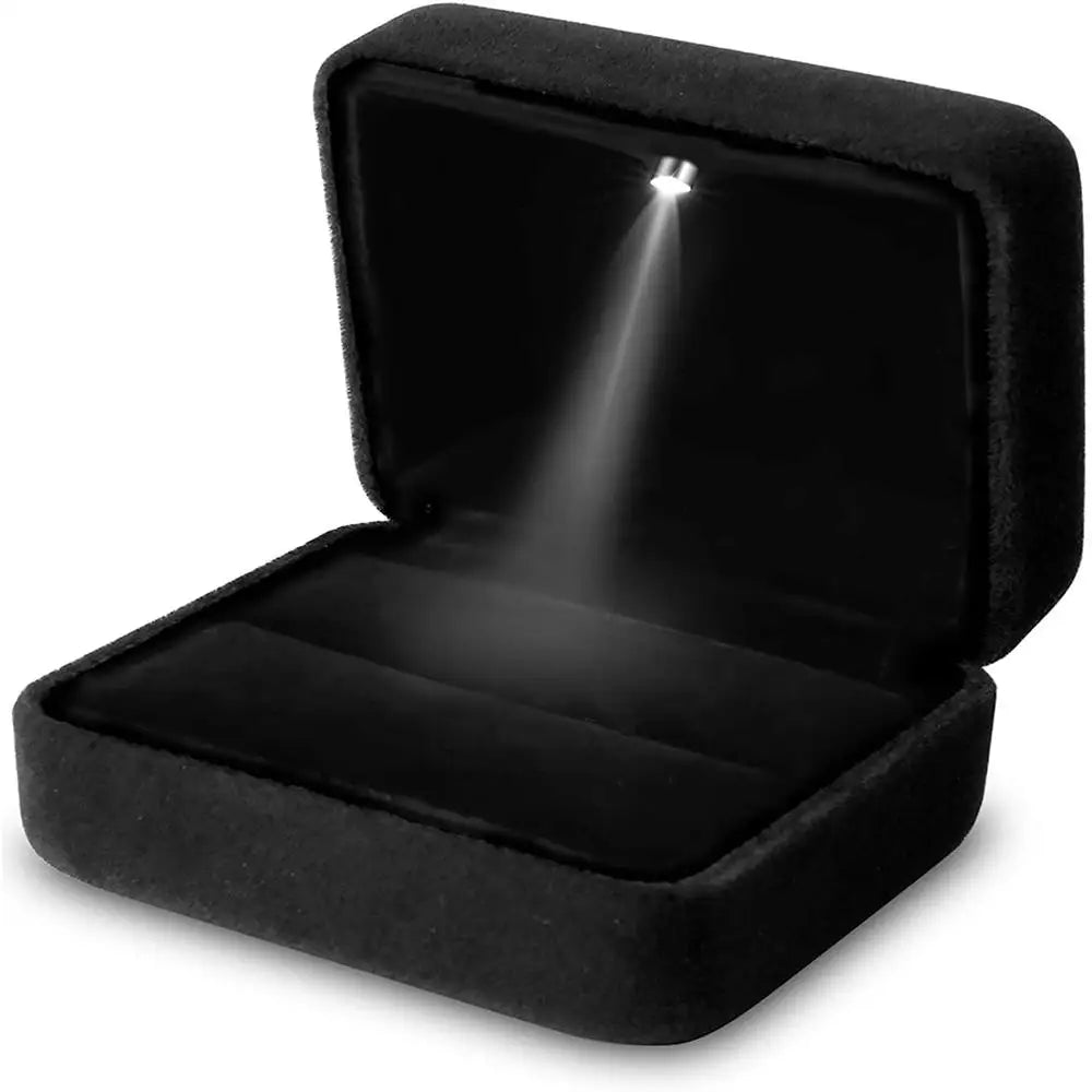 1 Pcs LED Jewelry Ring Box