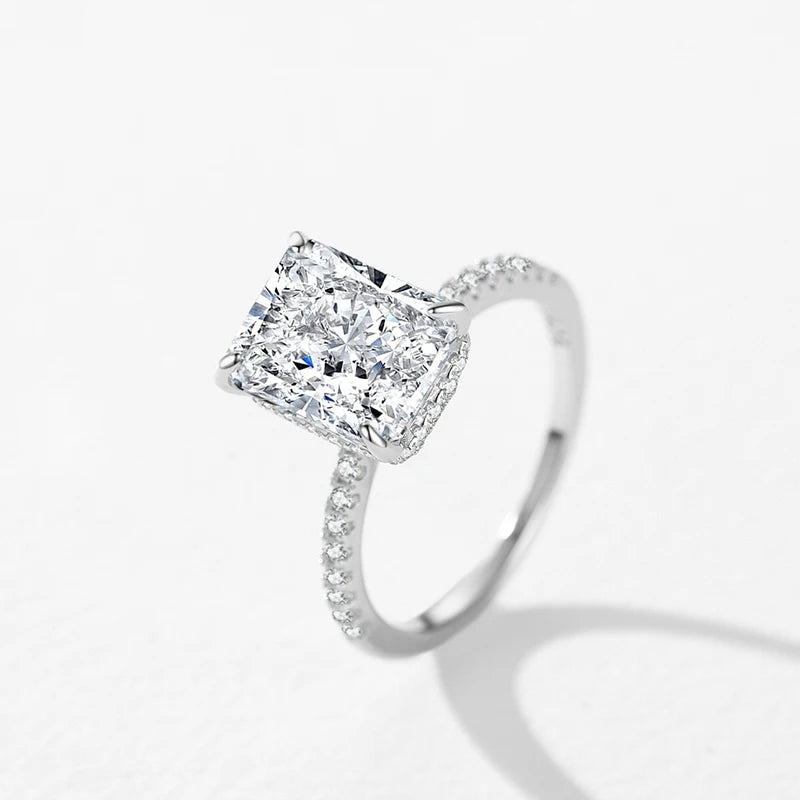 8A Crushed Iced Out Cut Ring