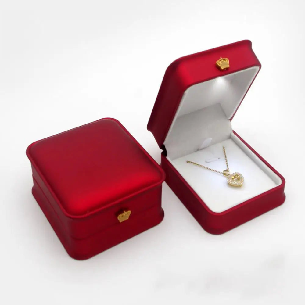 1 Pcs LED Jewelry Ring Box