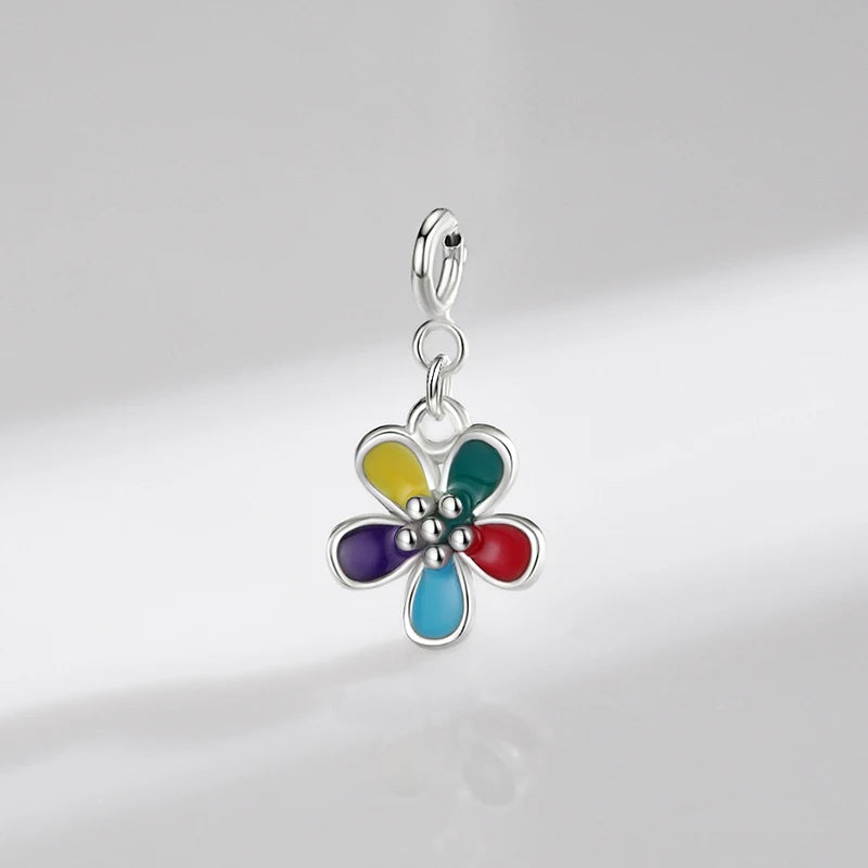Rainbow Flower Pendant