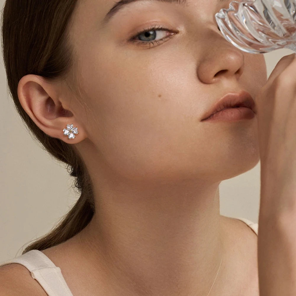 Good Luck Moissanite Earrings