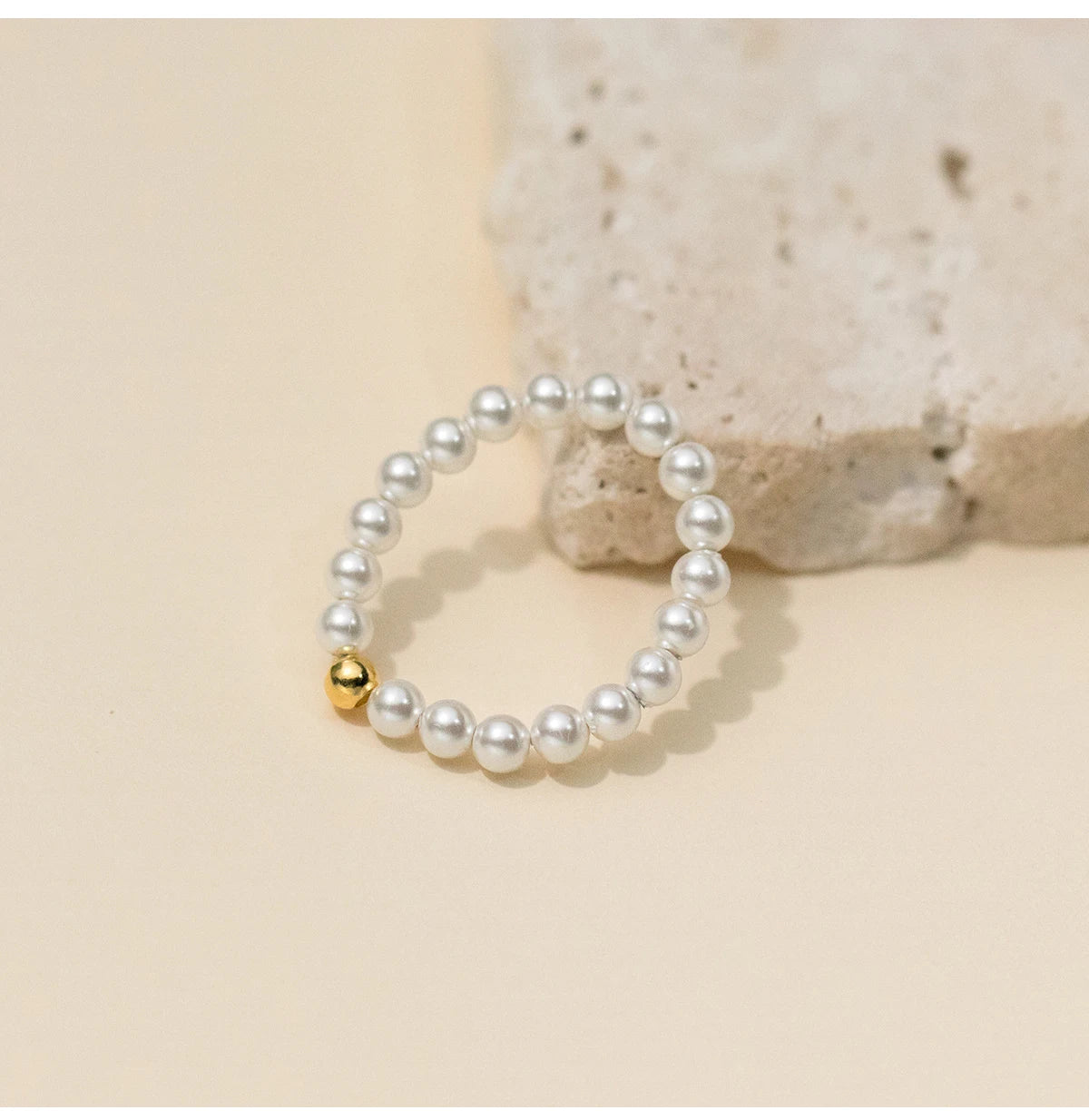 Shell Pearl Ring