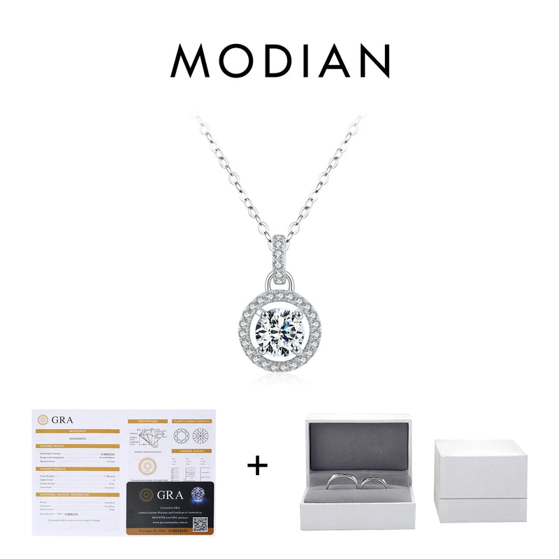 1 Carat Moissanite Pendant