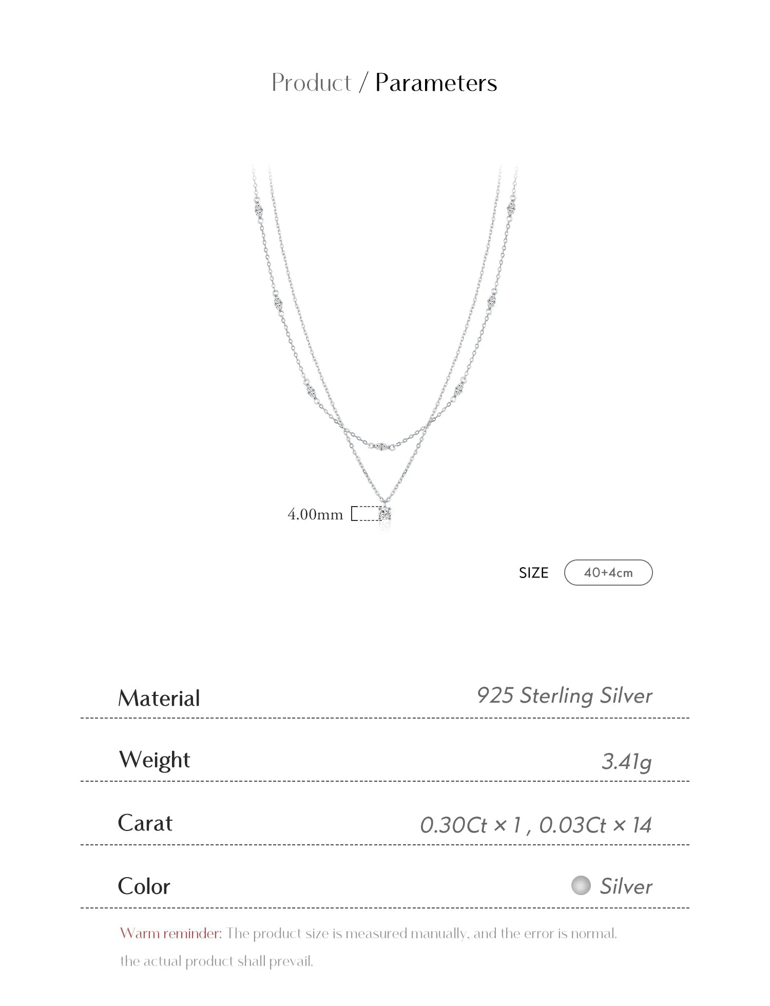 Moissanite D Color Pendant