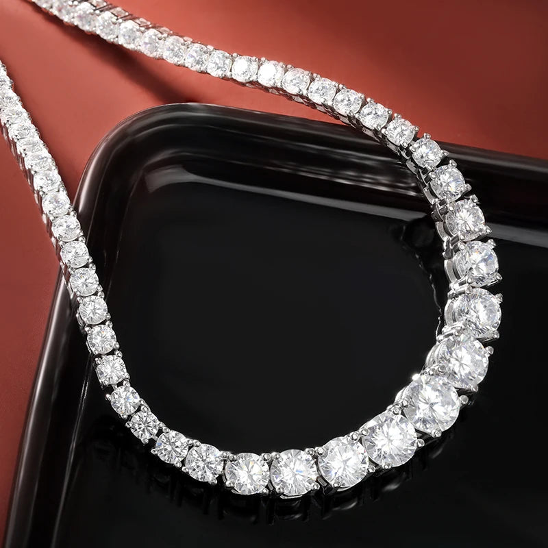 Full Moissanite Gradient Necklace
