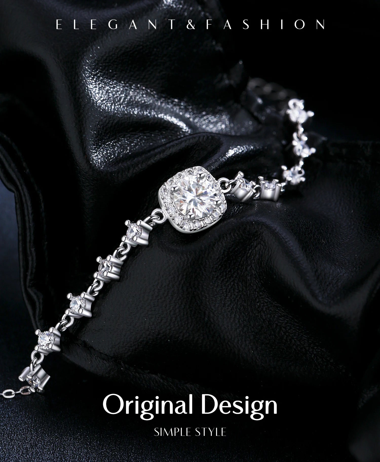 D Color Moissanite Set