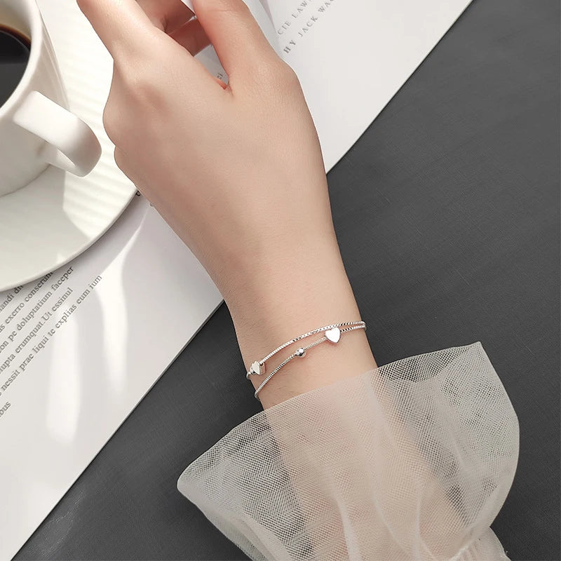 Little Balls Love Hearts Bracelet