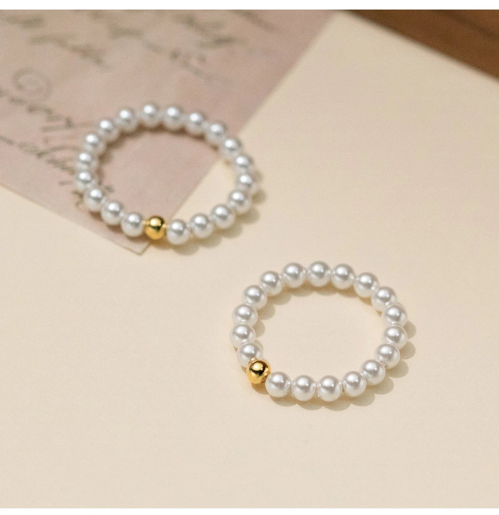 Shell Pearl Ring