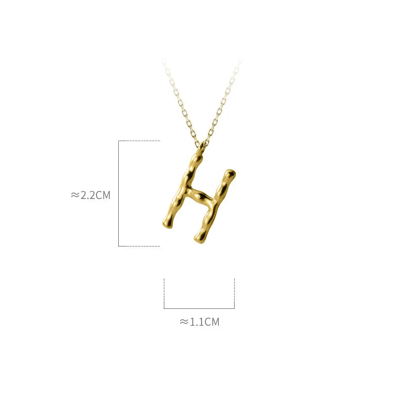 Simple 26 Letters Chain Necklace