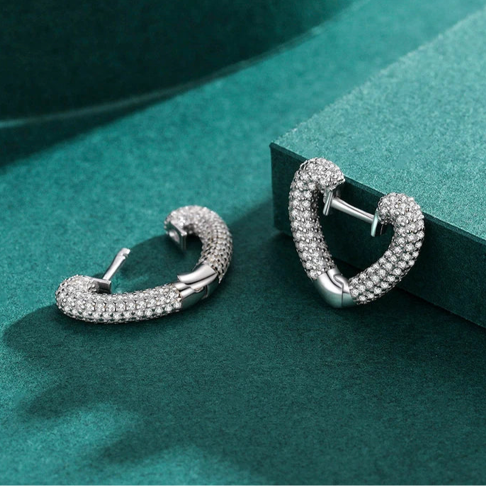 Hearts Ear Buckles