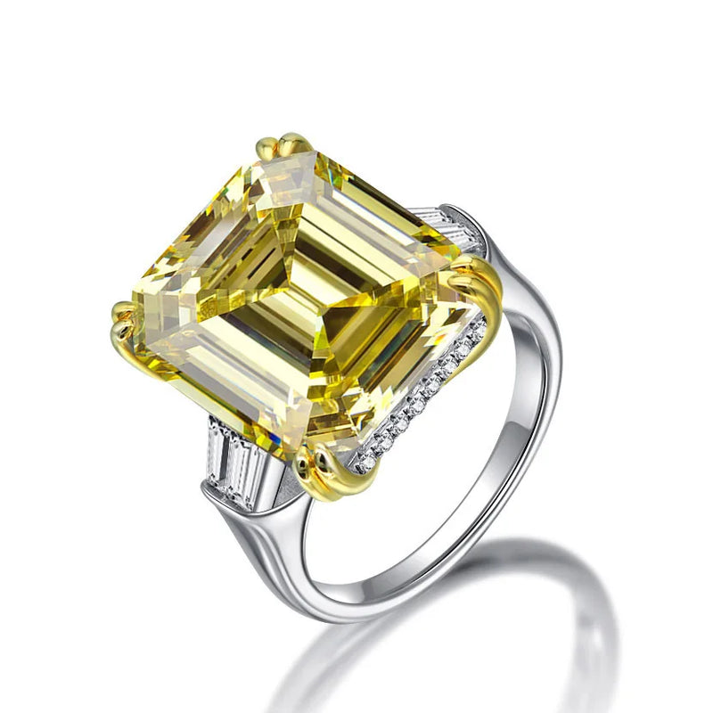 Square Moissanite Ring