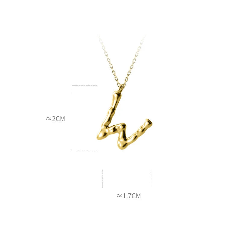 Simple 26 Letters Chain Necklace
