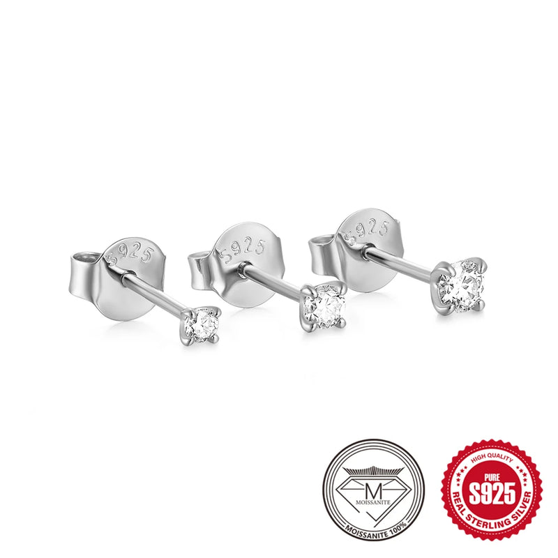 0.5-1.2 Carat D Color Moissanite Earrings