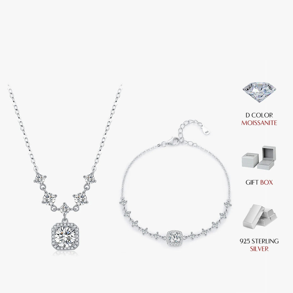D Color Moissanite Set