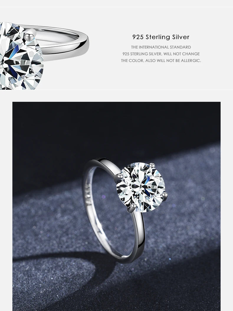 Classic 3 Carat Simulated Diamond Ring
