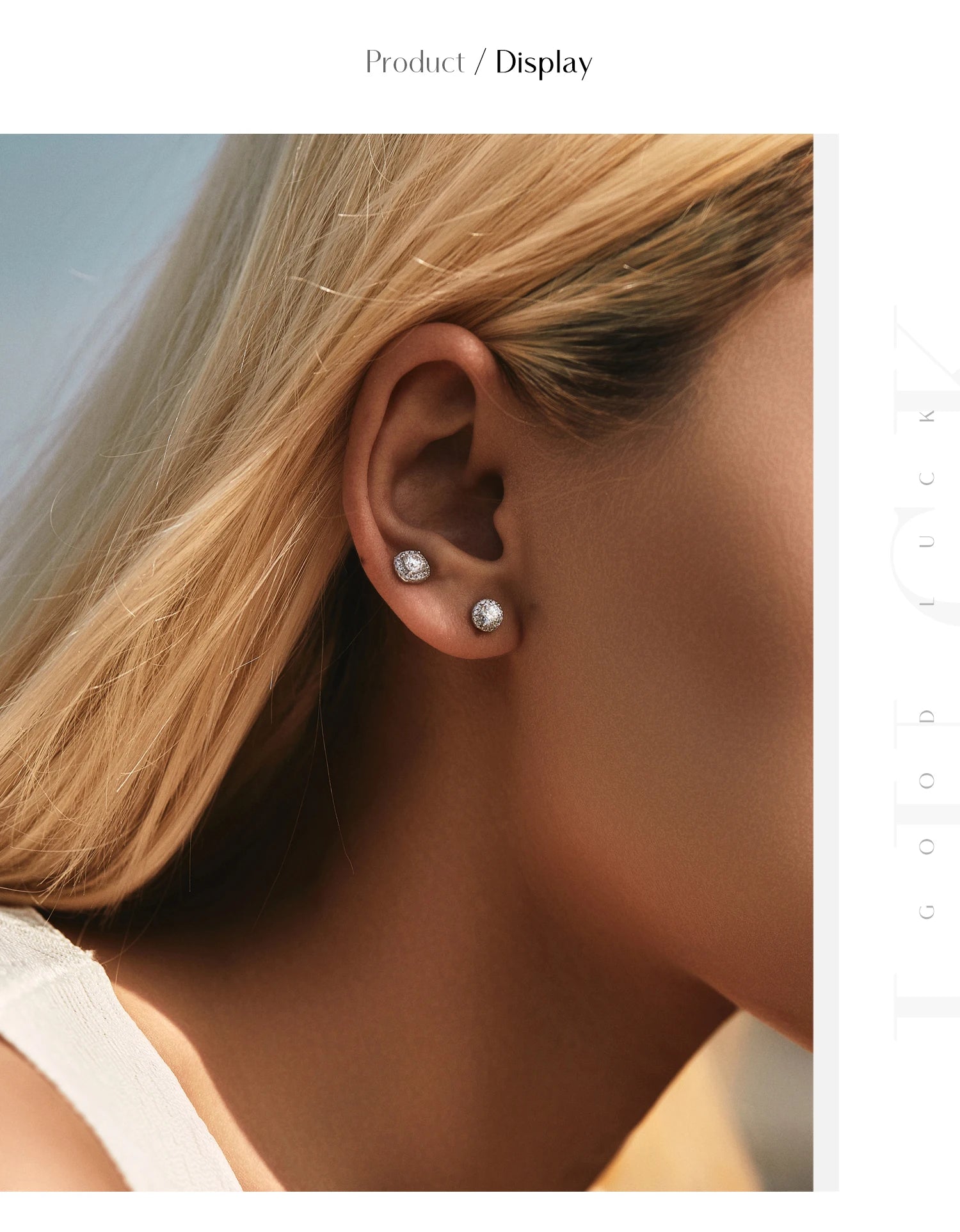Moissanite Stud Earrings