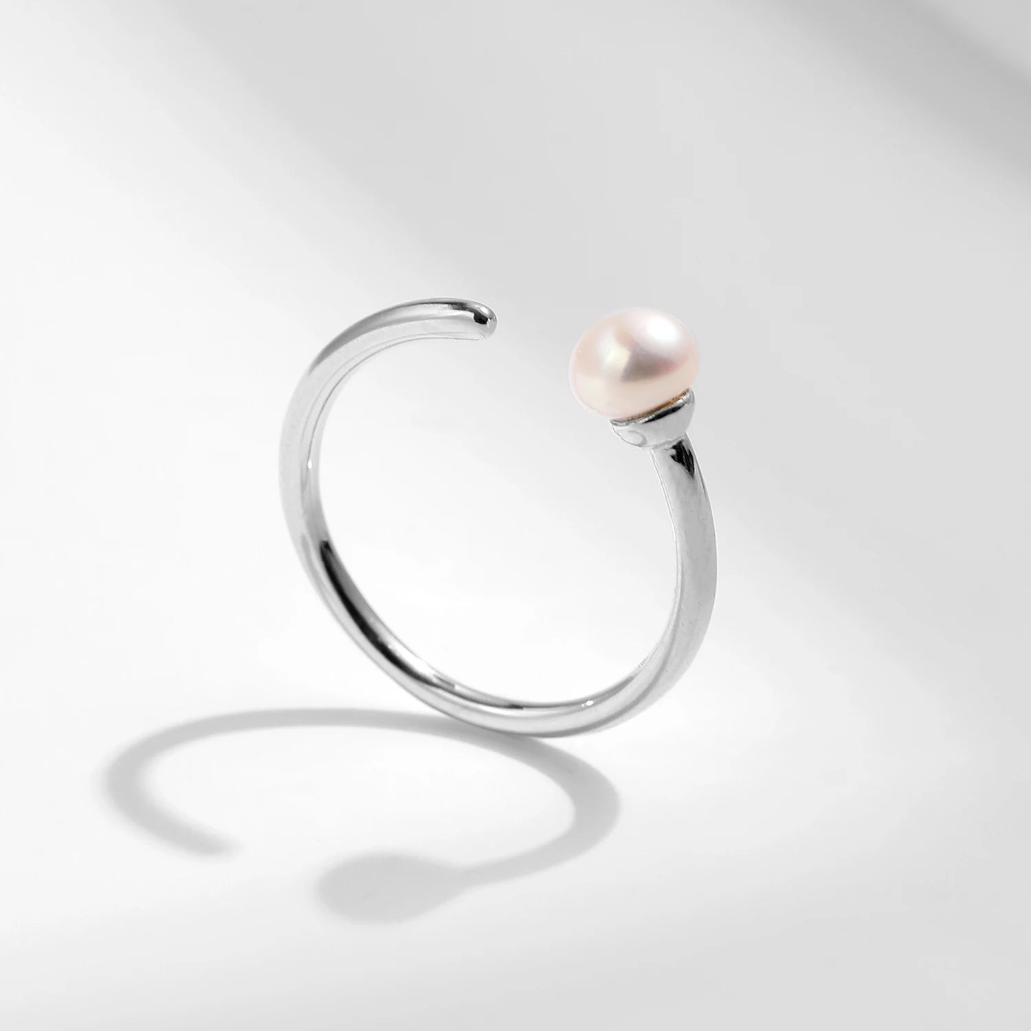 Natural Pearl Adjustable Size 6-9 Ring
