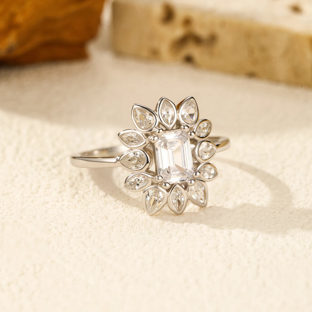 Flower Cocktail Rings