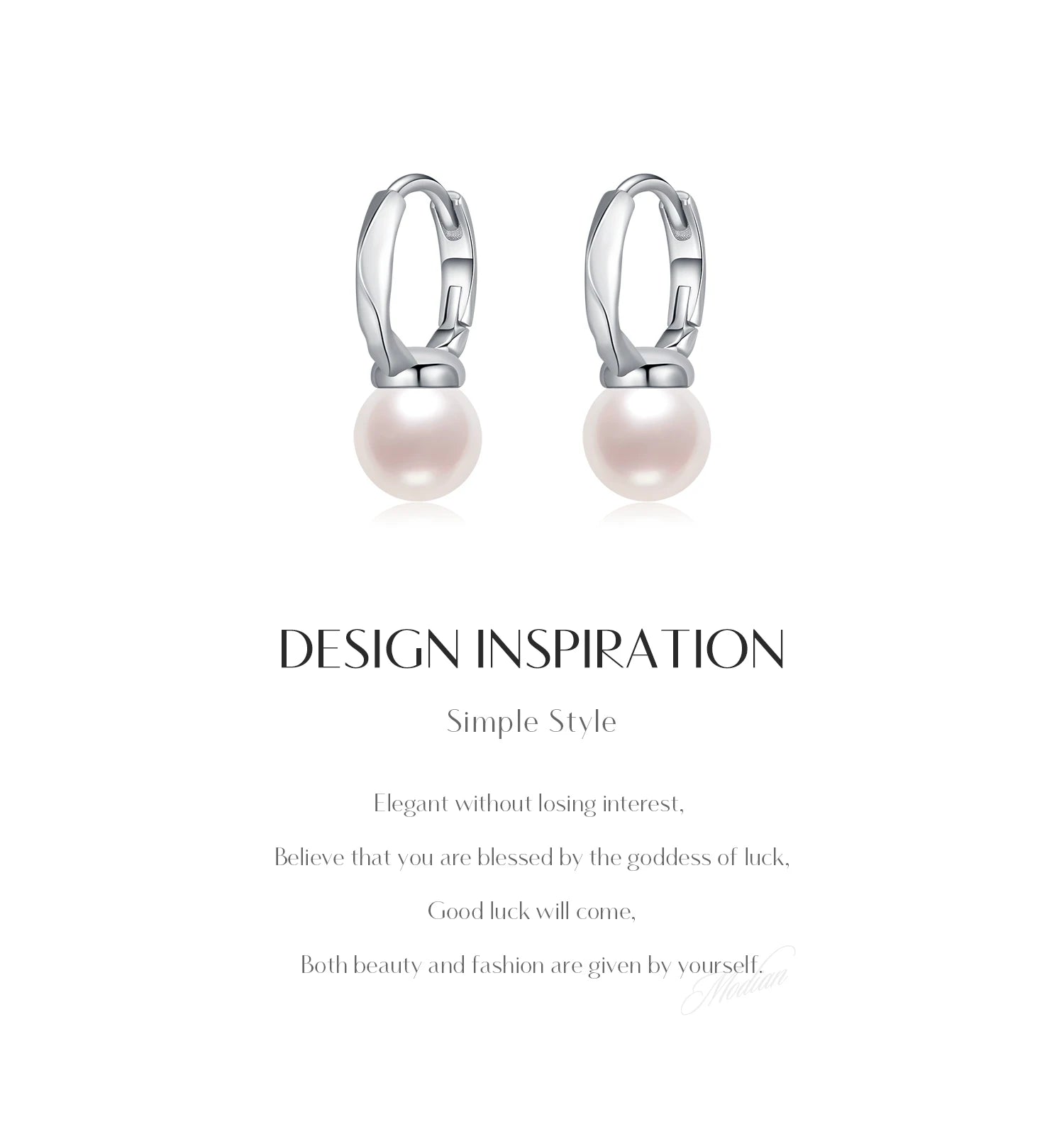 Shell Pearl Hoop Earrings