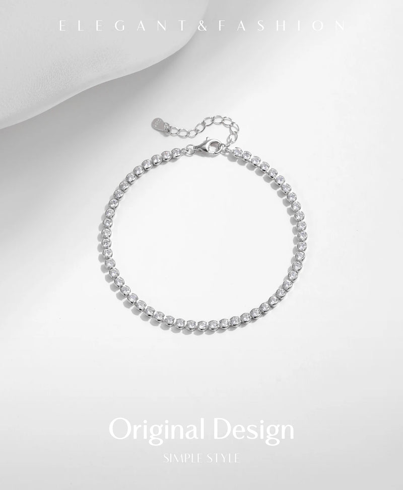 Tennis Bracelet with Zirconias