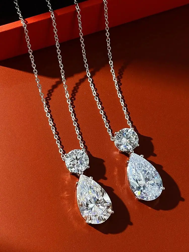 8CT Moissanite Diamond Pendant