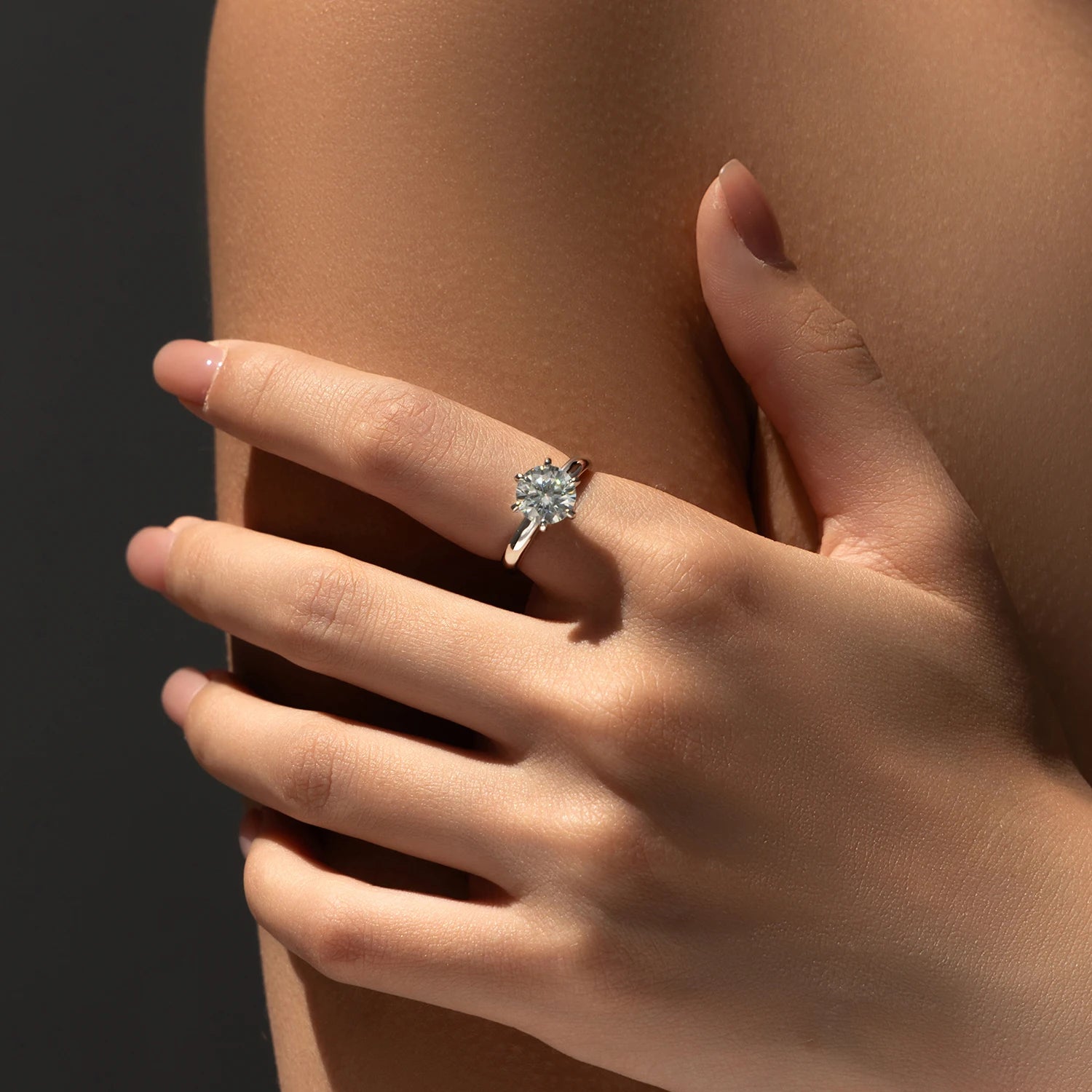 Clarity Moissanite Ring
