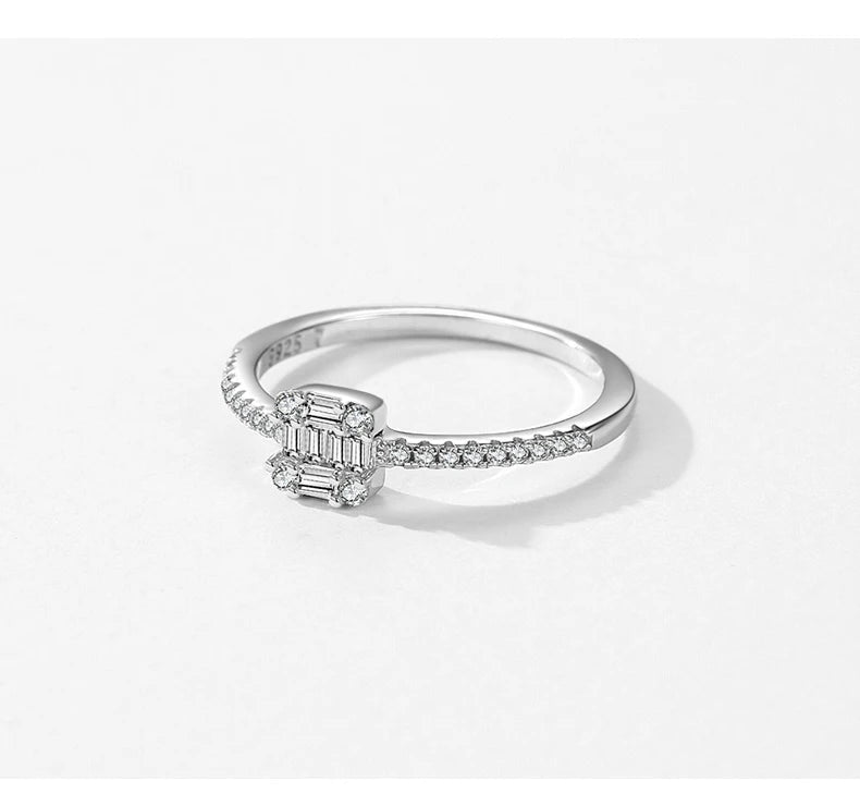 Simple Square/ Heart Ring