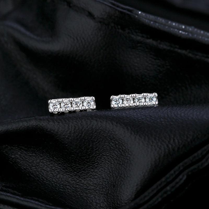 Moissanite Minimalism Stud Earrings
