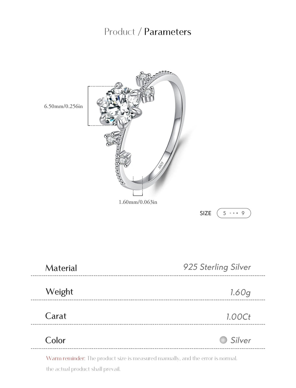 Flora Moissanite Ring