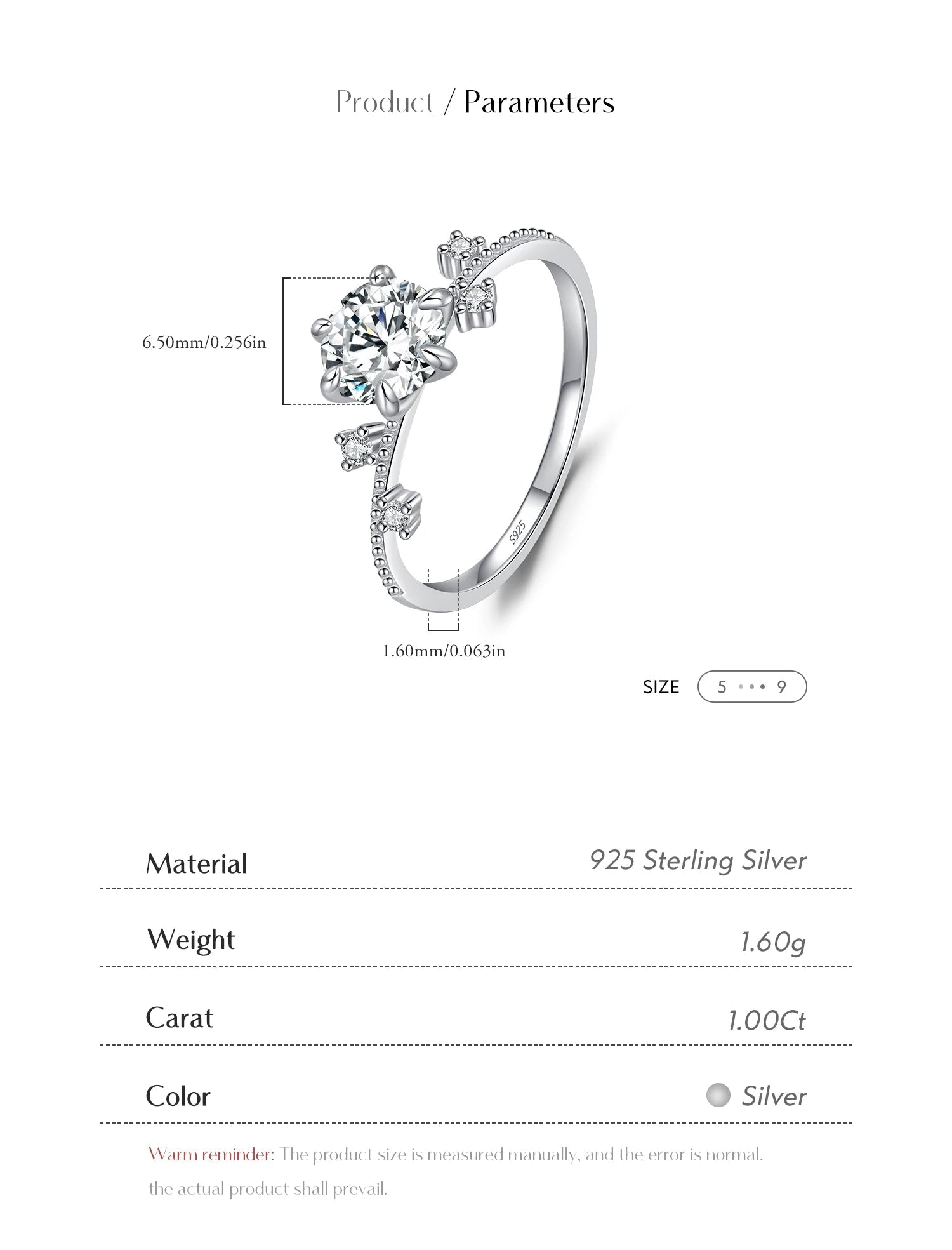 Flora Moissanite Ring