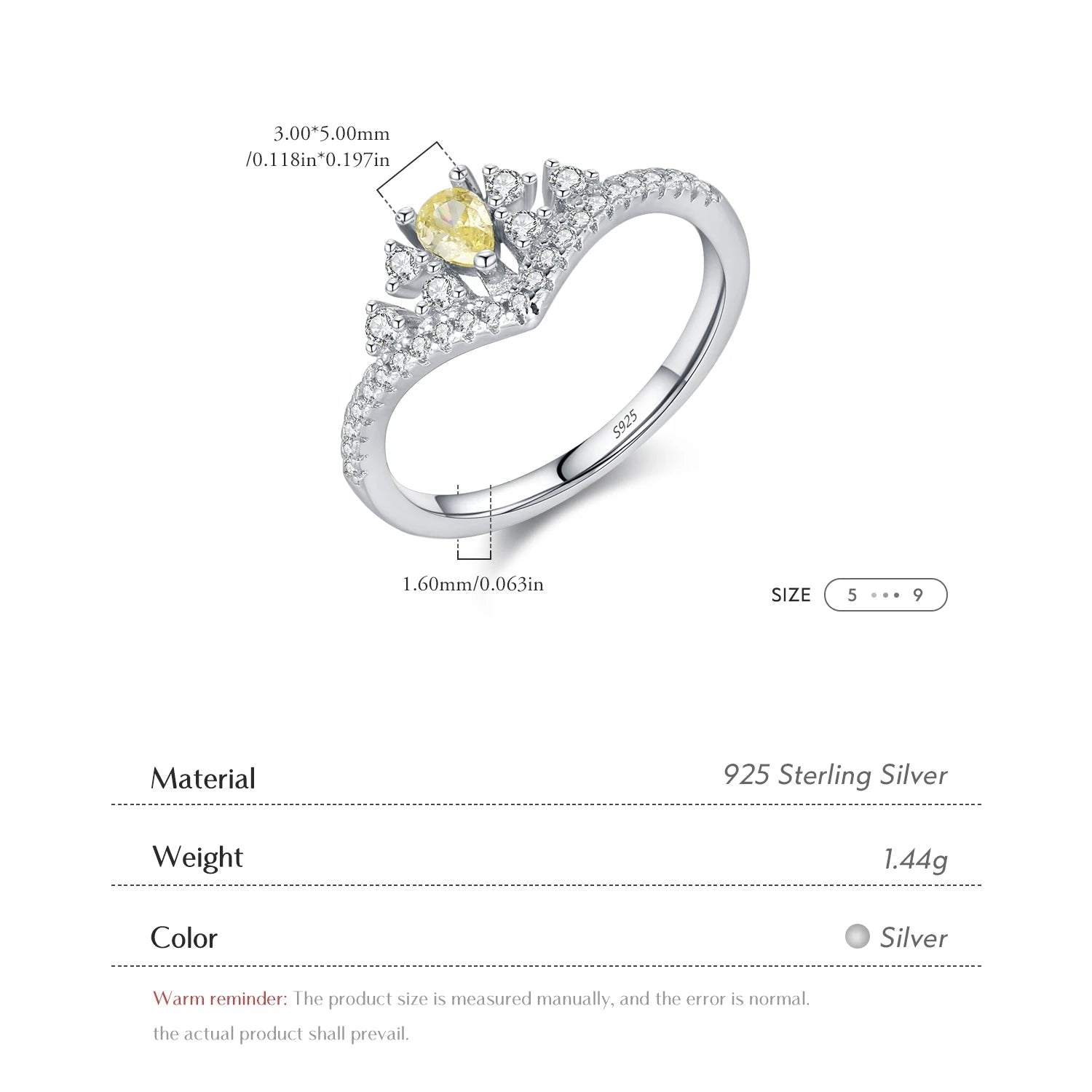Water Drop Ring
