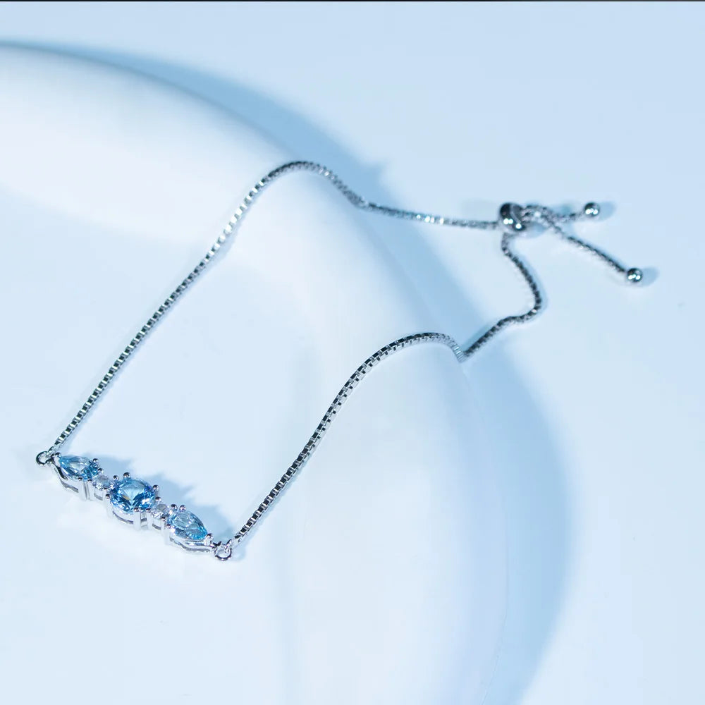 Nano Blue Topaz Bracelet