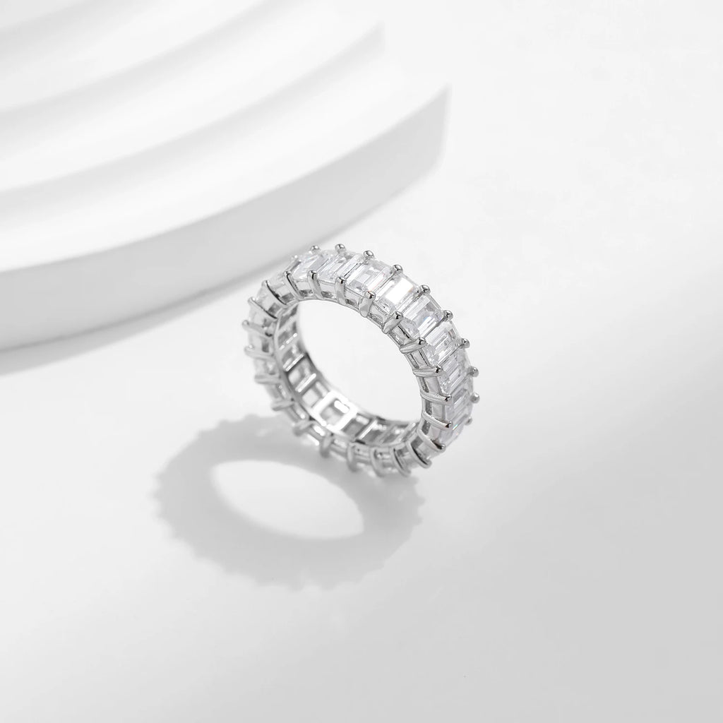 Emeralda Cut High Grade Zirconia Ring