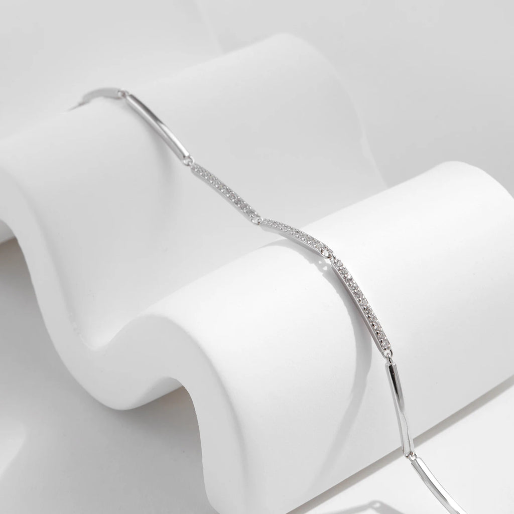 White Gold Plated Bracelet