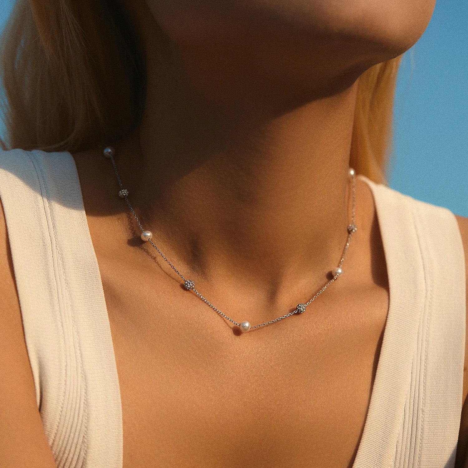 Beads &Pearl Chain Necklaces