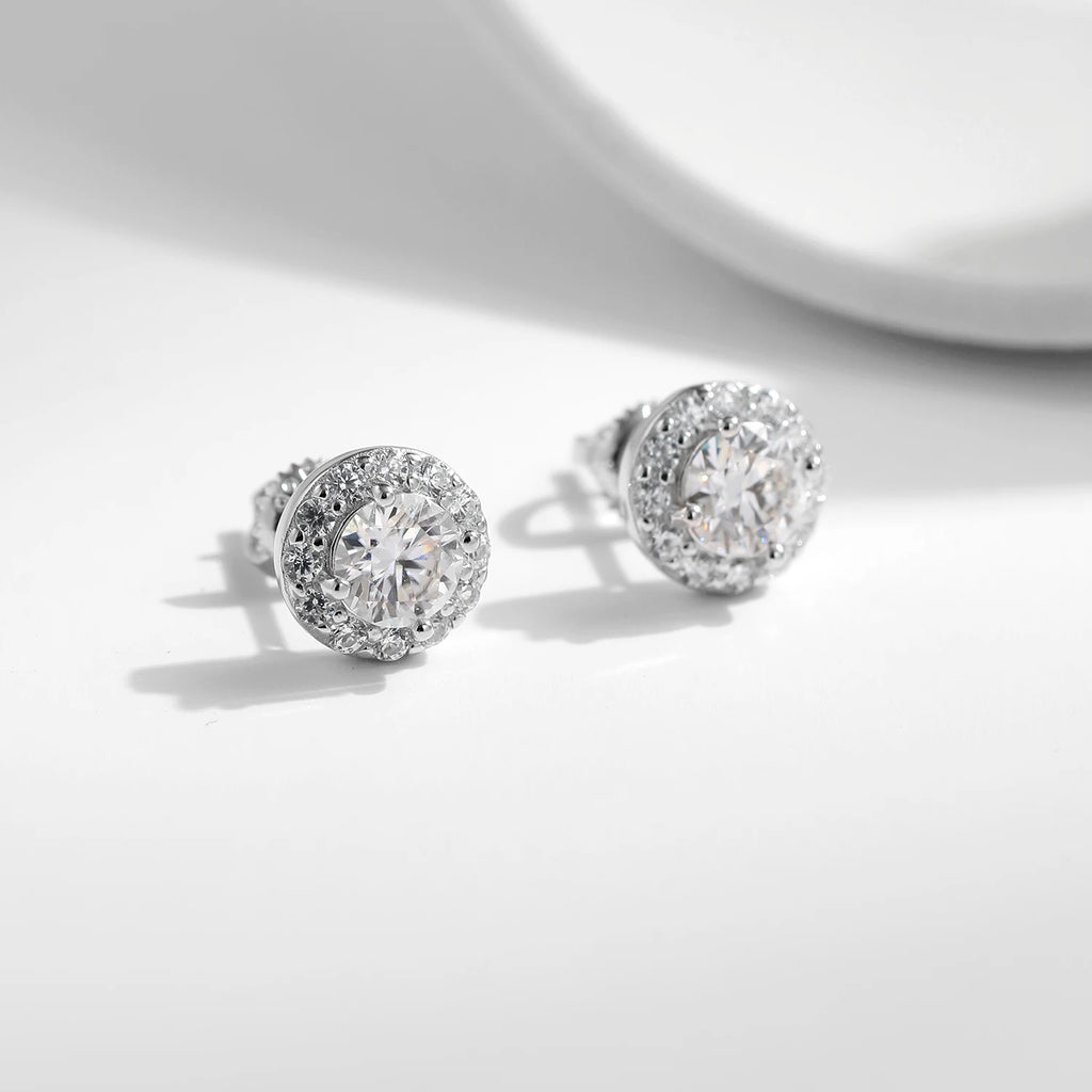1.00CT Moissanite Earrings