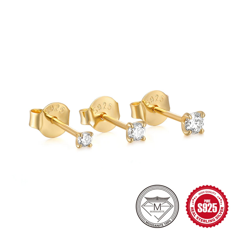 0.5-1.2 Carat D Color Moissanite Earrings