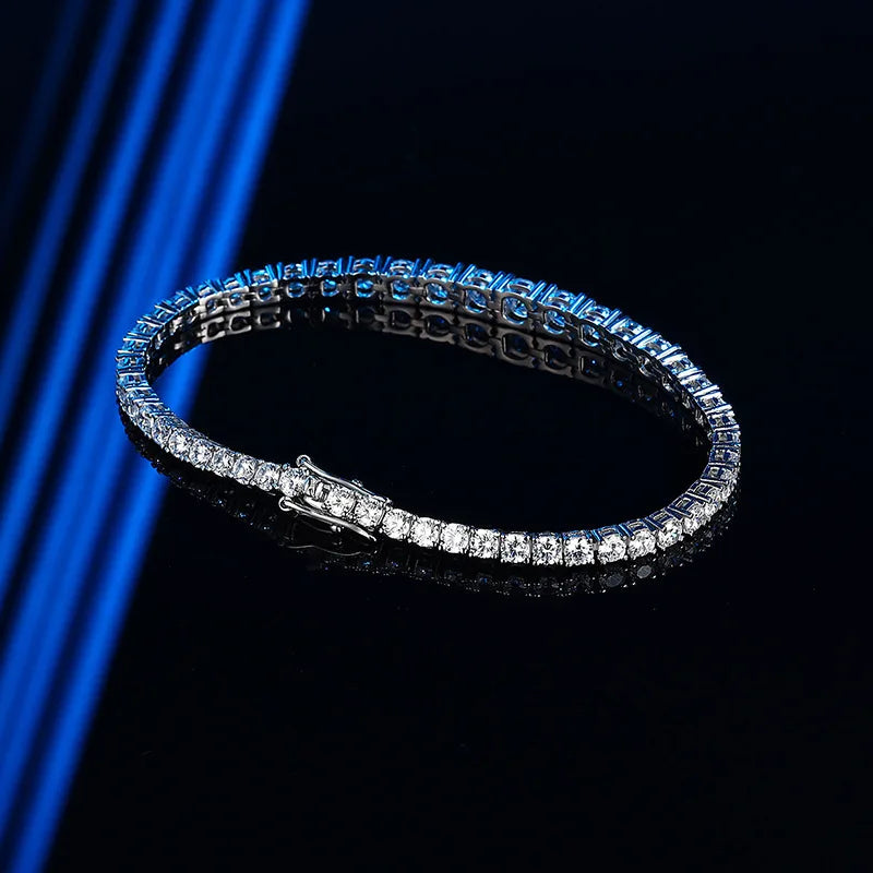 Gradient Moissanite Tennis Bracelet