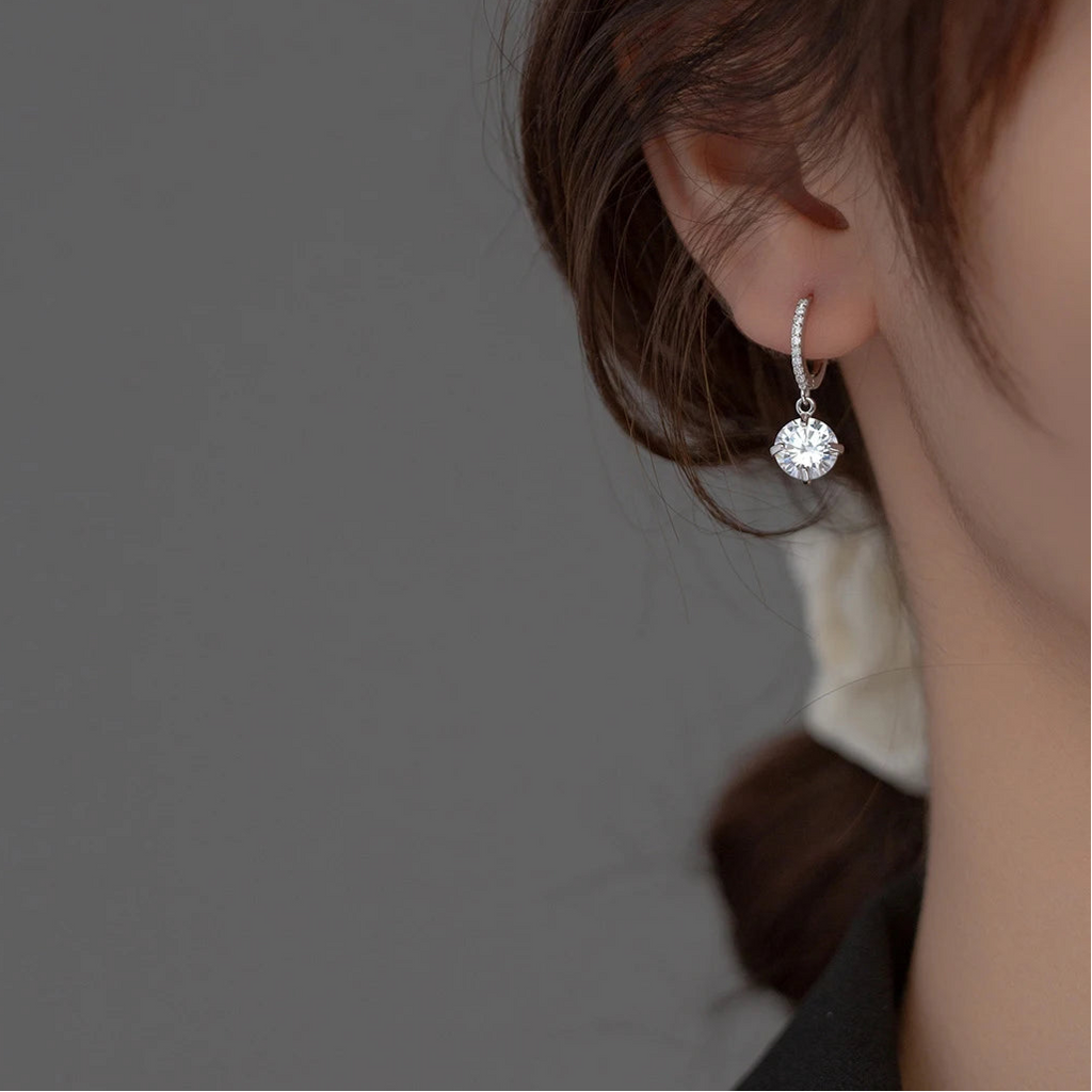 Pure Silver Hoop Earrings