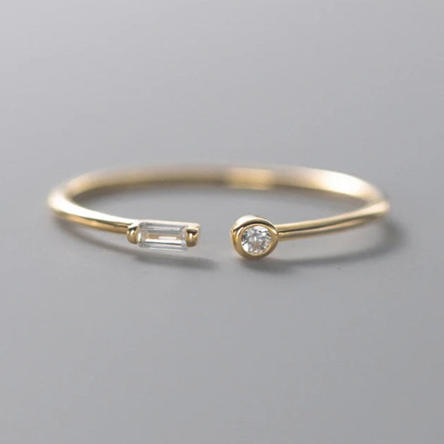 Silver Simple Thin Ring