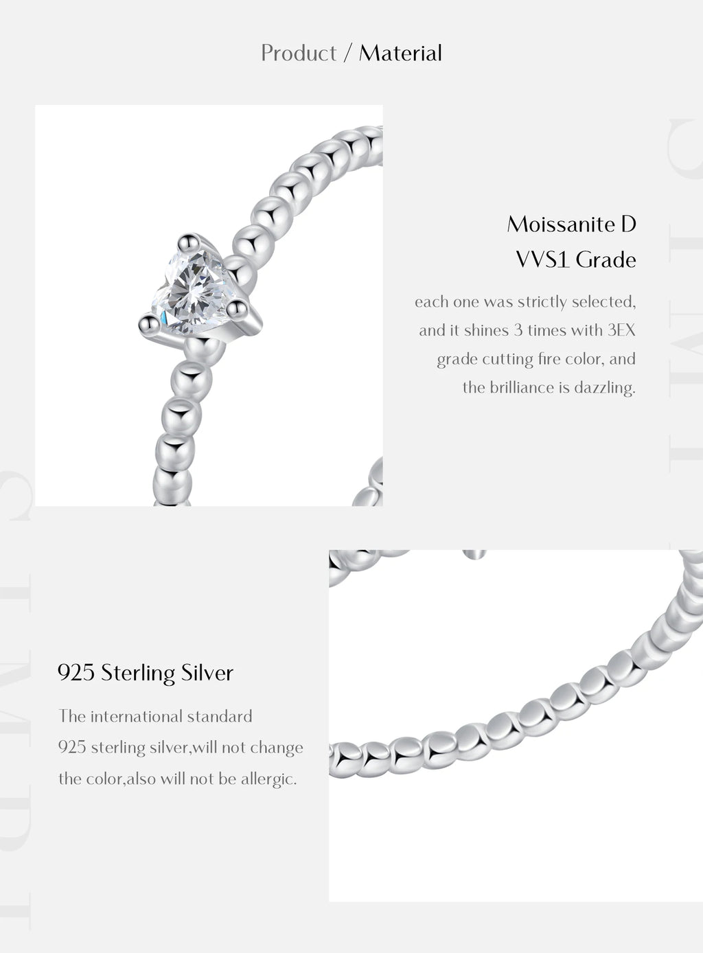 Geometric Shaped Moissanite Ring