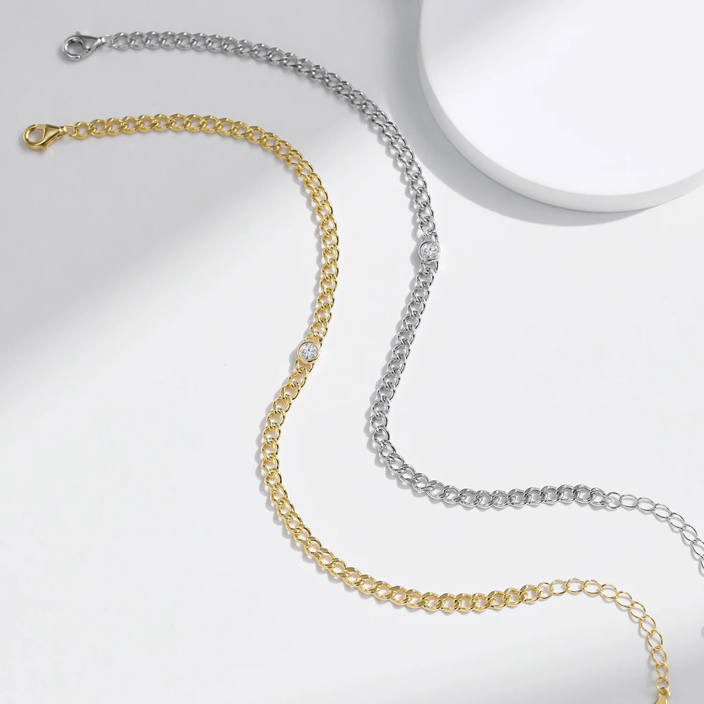 Cearl Round Moissanite Bracelets
