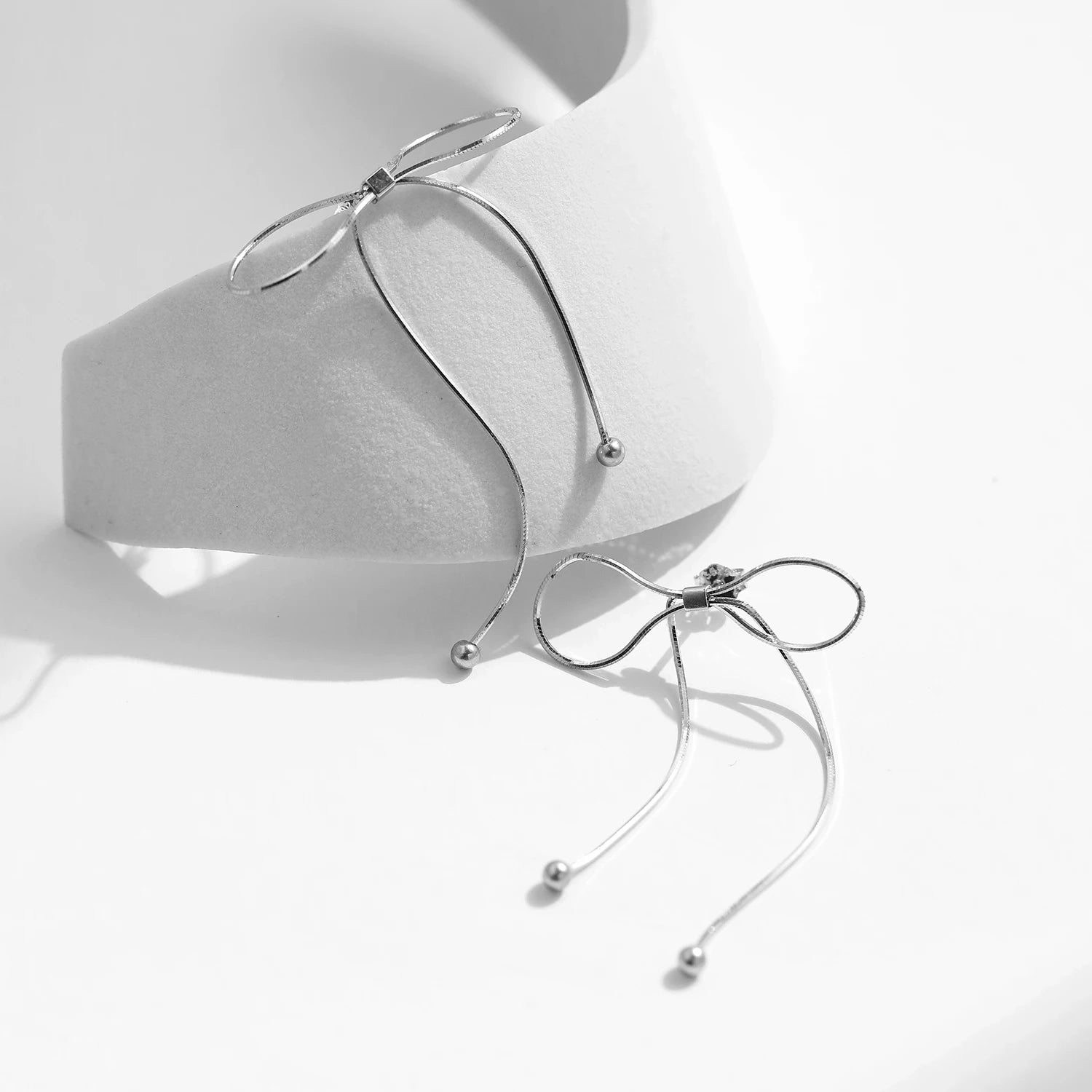 Bowknot Stud Earrings - Valentine's Day