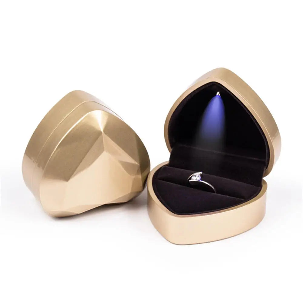 1 Pcs LED Jewelry Ring Box