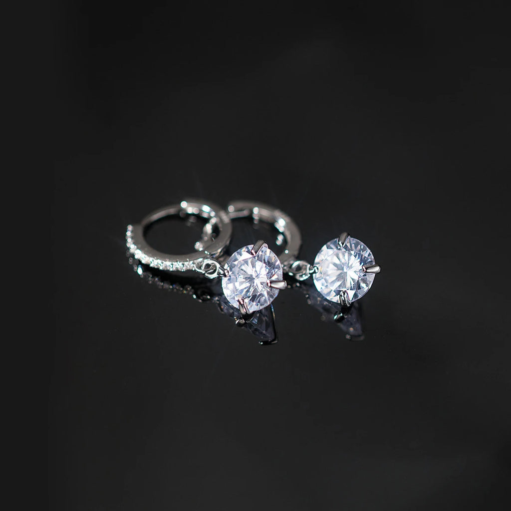Pure Silver Hoop Earrings